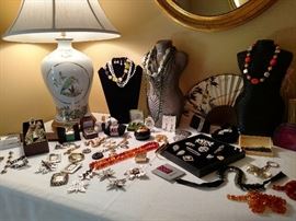 Costume and silver jewelry