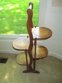 WOOD PLANT STAND
