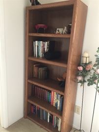 Bookcase   5 shelf   approx  70 inch ht   30 inch wide and 12 inch deep