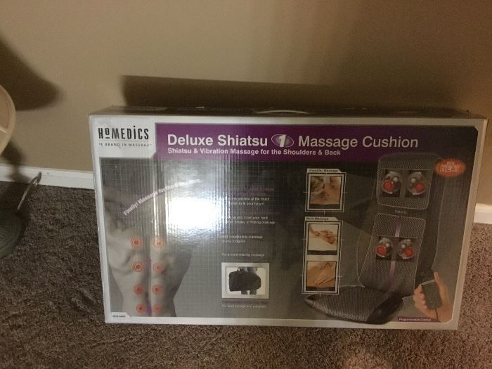 Shiatsu massage cushion - new in box