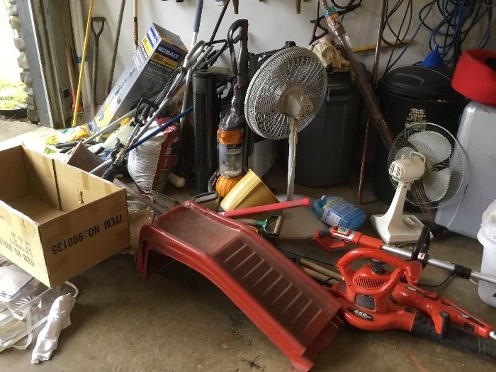 Car ramps, fans, hand tools, electric & gas tools & more