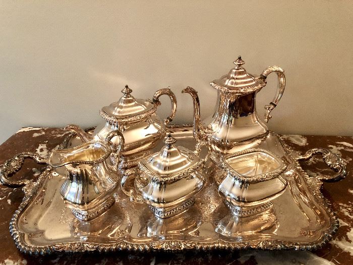 Gorham Silverplate Tea Set