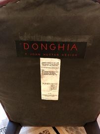 Donghia Eaton Leather Chair by John Hutton