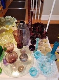 Fenton, Crackle, and other glass