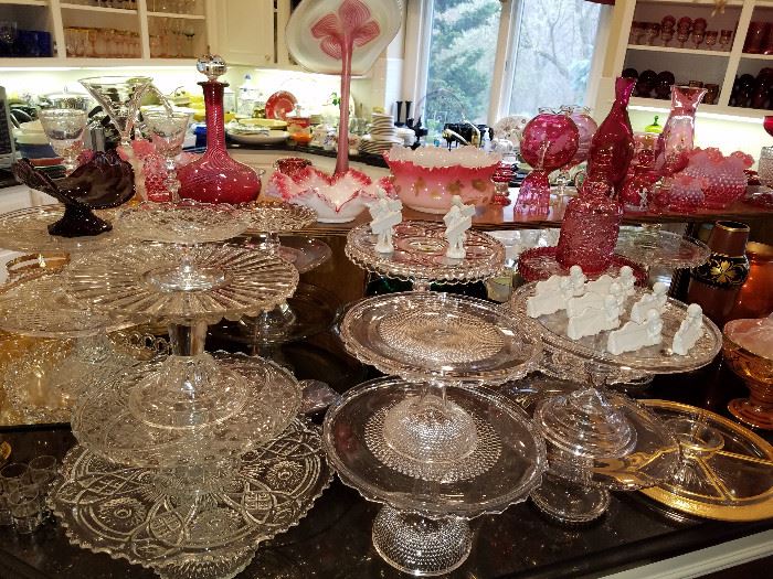Cake stands!  We have over 20!!!!