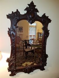 Beautifully carved mirror