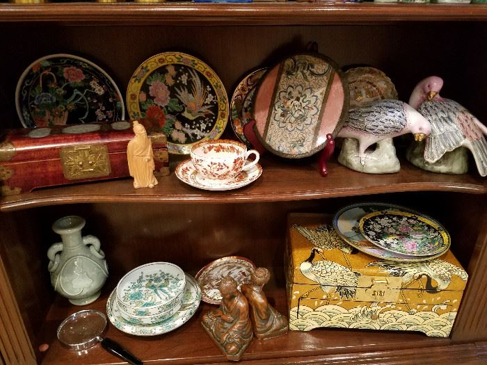 Oriental decorative items, and other items as well
