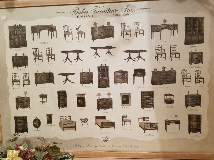 Great of Baker Furniture Company Advertising piece