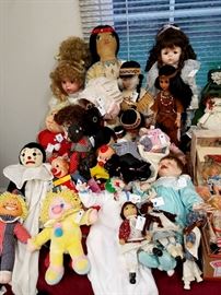 Doll collection......
