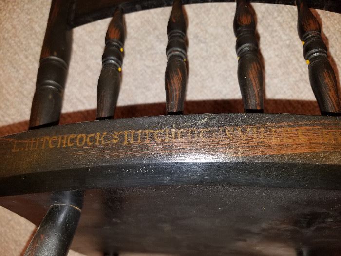 signature on chairs