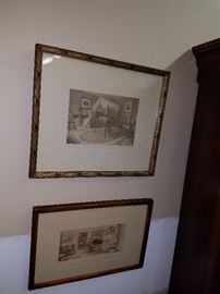 Wallace Nutting interior prints