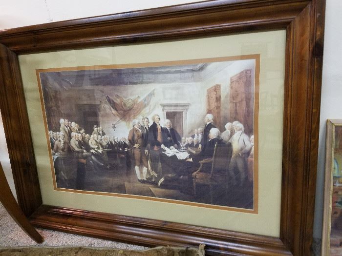 Declaration of Independence print