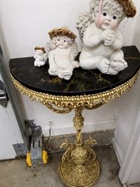 Cute stand with marble top
