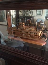 Hand built wooden model