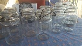 Atlas Jars w/ Glass Lids