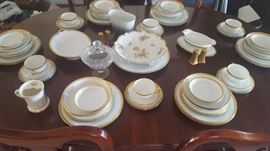 Field Made In Japan Aristocrat China 12 piece place setting with serving pieces