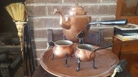 Swedish Tripod Copper Arts & Crafts