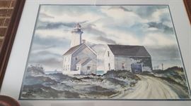 John Rogers Water Color Framed & Matted