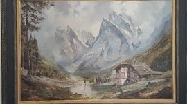 Original Oil Alps Richard Heintz