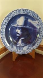 Royal Delft Charger by Joost Thooft & Labouchere Rembrandt 1894