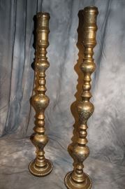brass altar candle sticks