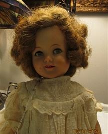 vintage Shirley Temple doll flirty eyes