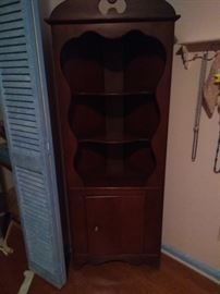 Corner hutch - wood