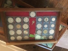 Pocket watch faces pieces