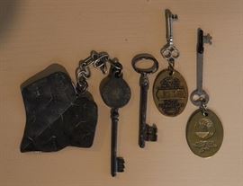 vintage hotel room keys