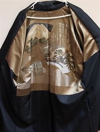 lining of kimono