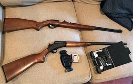 380 KelTec w/ Case, Holster, Extra Magazines and Crimson Trace ~ 20 Gage Shot Gun & Marlin Model 60 22LR