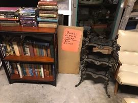 Vintage Gothic Cast Aluminum Three tier Table