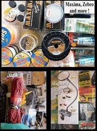 Fishing knot tying tools, Magnifly Flex Light, Fishing Line including Bionic Walleye Fishing Line from Northland.