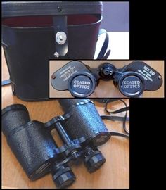 Binoculars with case.
