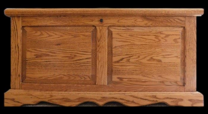 Amish crafted cedar chest 42 w x 19 d x 21 h.