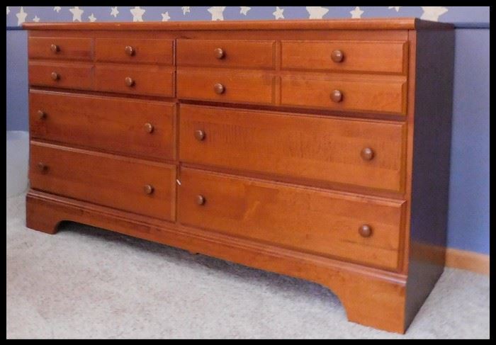 Six drawer dresser 54w x 18d x 30h.