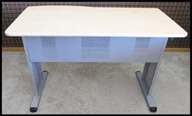 Industrial style computer desk.