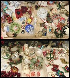 Christmas ornaments.