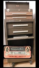 Kennedy Manufacturing Company Model 220 Tool Box made in Van Wert Ohio.