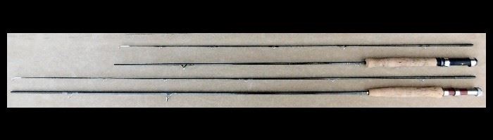 Two piece fly rods.