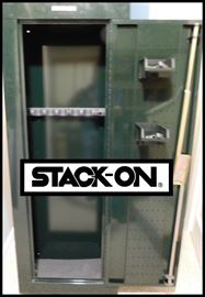 Stack-on gun safe.
