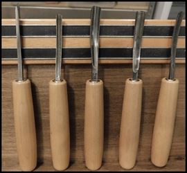 Frog carving chisels. Made in Germany.