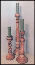 Candle sticks and holders