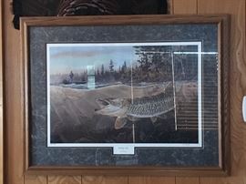 "Muskie Bay" by Terry Doughty  Signed and numbered 267/3500