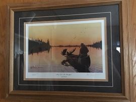 "Moose Liver for breakfast" by Les Kouba                            Signed and numbered 1340/2500