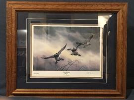 "Flaps Down" by Les Kouba                                                         Signed and numbered  1367/2000