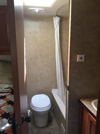 Bath/shower and toilet