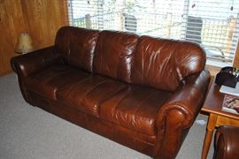 Leather sofa
