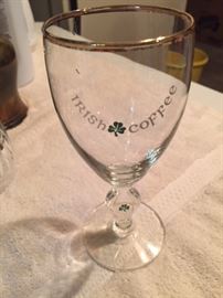 Irish coffee glass -- set of 6