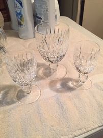 3 sizes of Waterford glasses -- "Maureen"